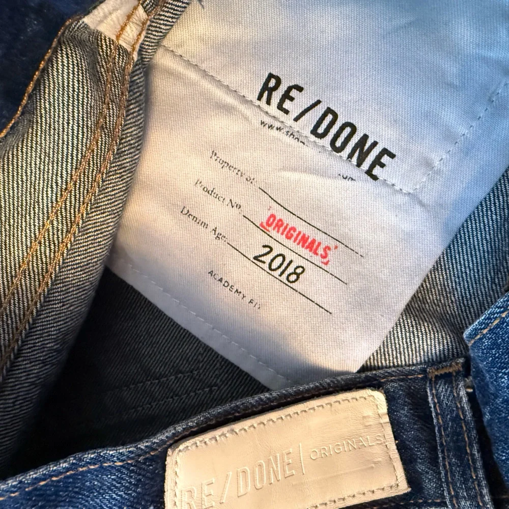 RE/DONE Originals Academy Fit Jean 2018 Dark Blue 27